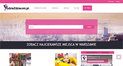 Desktop Screenshot of gdziezdziecmi.pl